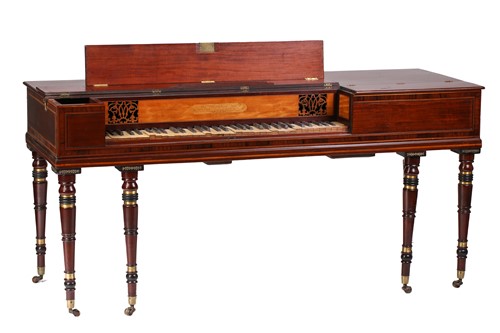 Lot 341 - John Broadwood, London; a George III mahogany "...