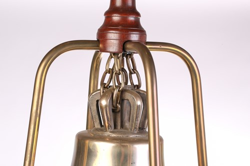 Lot 221 - A large and impressive bell stand, housing a...