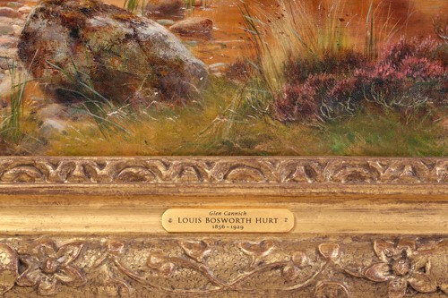 Lot 30 - Louis Bosworth Hurt (1856 - 1929) Glen Cannich,...