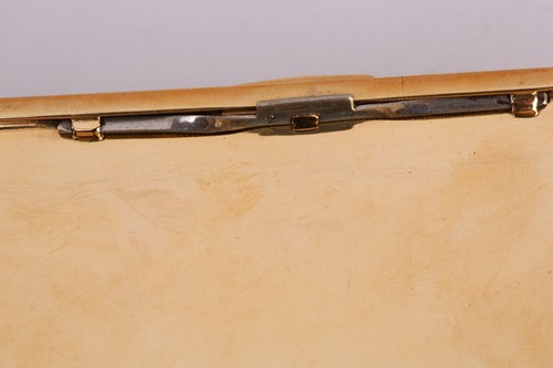 Lot 324 - A large cigarette case of rectangular form,...
