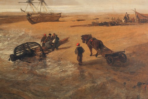 Lot 20 - Miles Edmund Cotman (1810 - 1858) 'Wreck on...