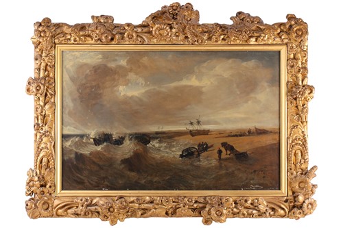 Lot 20 - Miles Edmund Cotman (1810 - 1858) 'Wreck on...