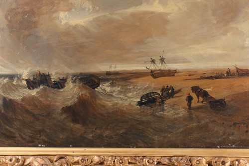 Lot 20 - Miles Edmund Cotman (1810 - 1858) 'Wreck on...