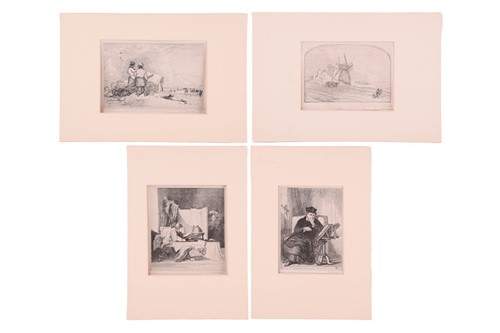 Lot 7 - John Sell Cotman (1782 - 1842), four etchings,...