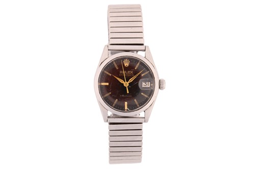 Lot 356 - A Rolex Oysterdate precision ref: 6466,...