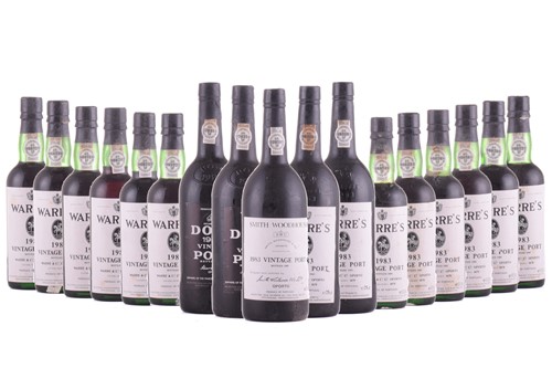 Lot 27A - Twelve half bottles (37.5cl) of Warres Vintage...