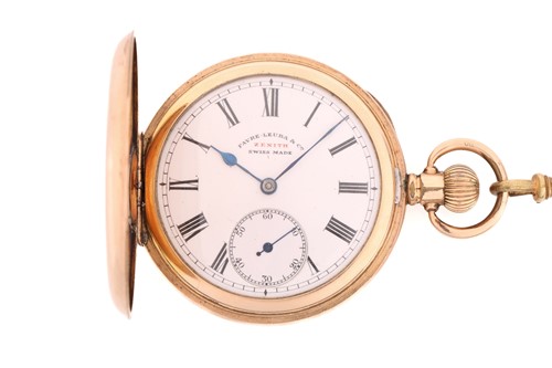 Lot 428 - Fauve-Lauba Zenith full hunter pocket watch,...