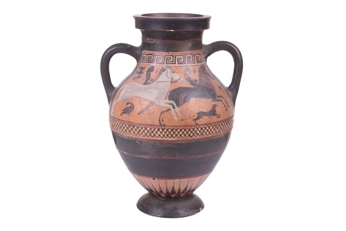 Lot 227 - An attic-style black-figured amphora, 5th...