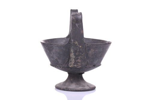 Lot 125 - A group of four Etruscan Bucchero-style black...