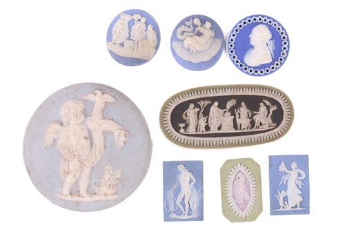 Lot 409 - A collection of eight miniature Wedgwood...