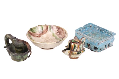 Lot 118 - A 'Bamiyan-ware' pottery bowl, Afghanistan,...