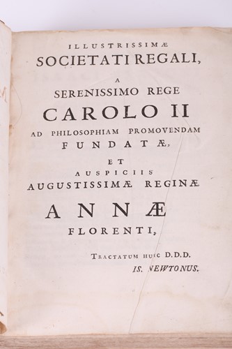 Lot 425 - Mathematics: Newton (Sir Isaac), 'Philosophiae...