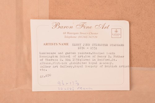 Lot 253 - Henry Charles Sylvester Stannard (1870-1951), '...