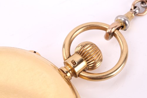 Lot 398 - An 18ct gold complication minute repeater full...