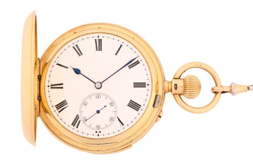 Lot 398 - An 18ct gold complication minute repeater full...