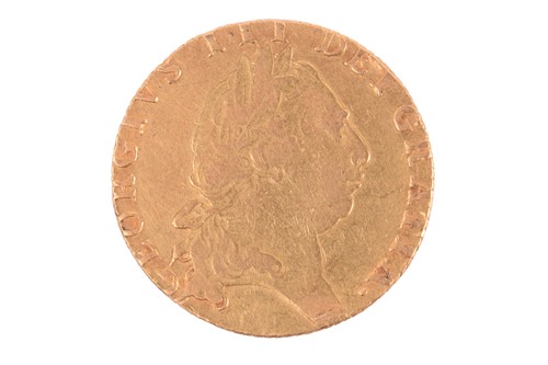 Lot 283 - A George III half-guinea, 1793, obverse with...