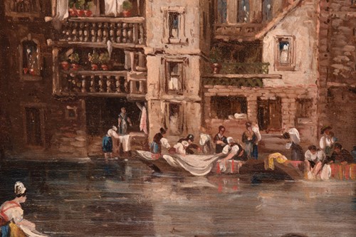 Lot 256 - 19th century French School, Washing in the...