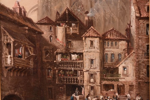 Lot 256 - 19th century French School, Washing in the...