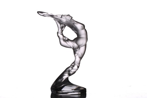 Lot 152 - A contemporary Lalique frosted glass figure of...
