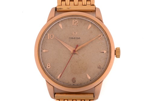 Lot 345 - An Omega Jumbo wristwatch, featuring a Swiss...