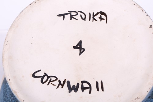 Lot 97 - An unusual 1970s Troika globe form art pottery...
