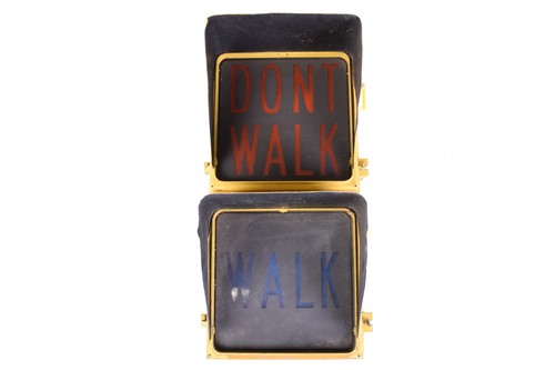 Lot 341 - A North American 'Walk / Don't Walk' street...