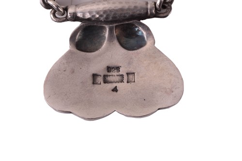 Lot 272 - Georg Jensen - a fringe necklace set with...