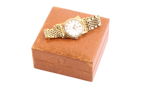 Lot 371 - An Omega constellation automatic chronograph,...