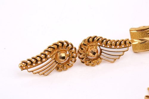 Lot 203 - A collection of Indian earrings; mainly in...