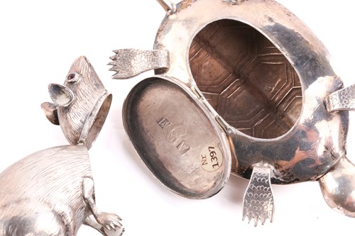 Lot 433 - A collection of silver table decorations...