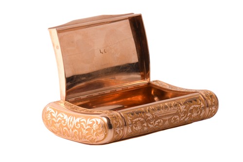 Lot 315 - A 19th-century French snuff box, circa 1820,...