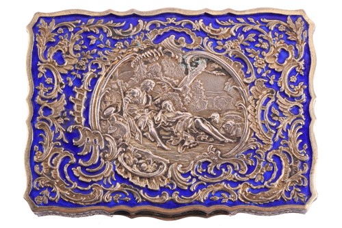 Lot 338 - An early 20th-century continental silver and...