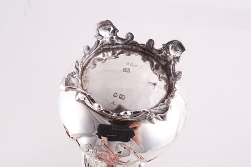 Lot 465 - A four-piece Victorian silver tea and coffee...