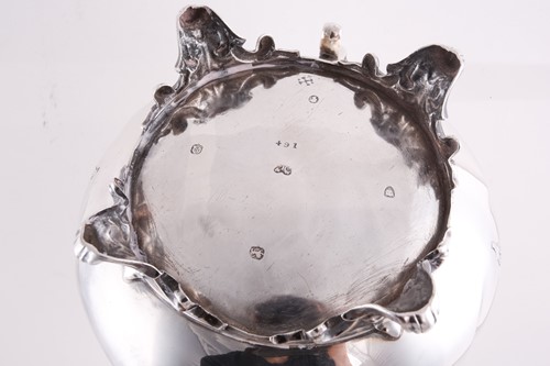 Lot 465 - A four-piece Victorian silver tea and coffee...