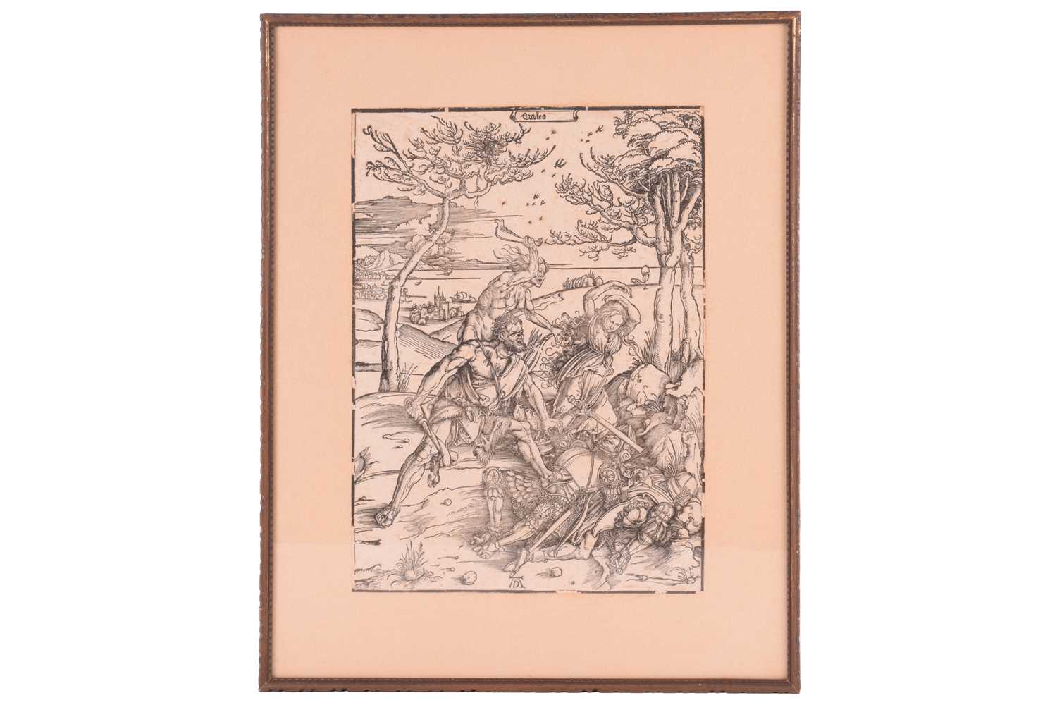 Lot 282 After Albrecht Dürer, Hercules Conquering