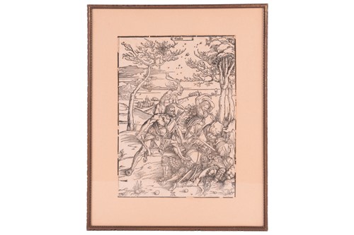 Lot 282 - After Albrecht Dürer, Hercules Conquering...