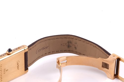 Lot 358 - A Cartier Cartier Tank Louis Cartier in 18ct...