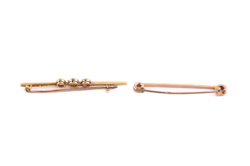 Lot 56 - Two tie pins and a Rotary watch, featuring a...