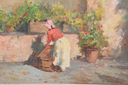 Lot 261 - Vincenzo Irolli (1860 - 1942/49) Italian, Lady...