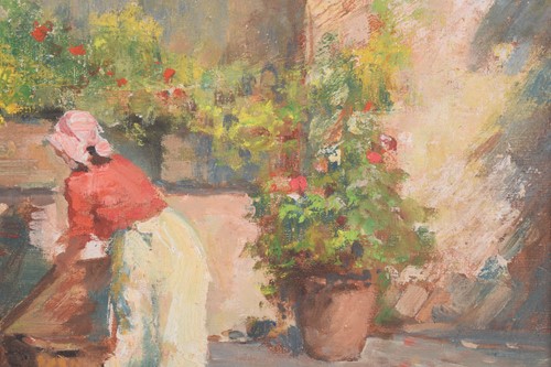 Lot 261 - Vincenzo Irolli (1860 - 1942/49) Italian, Lady...