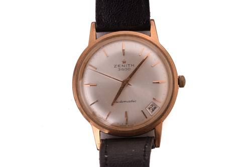 Lot 357 - A Zenith 3600 automatic wristwatch, a Ronet...