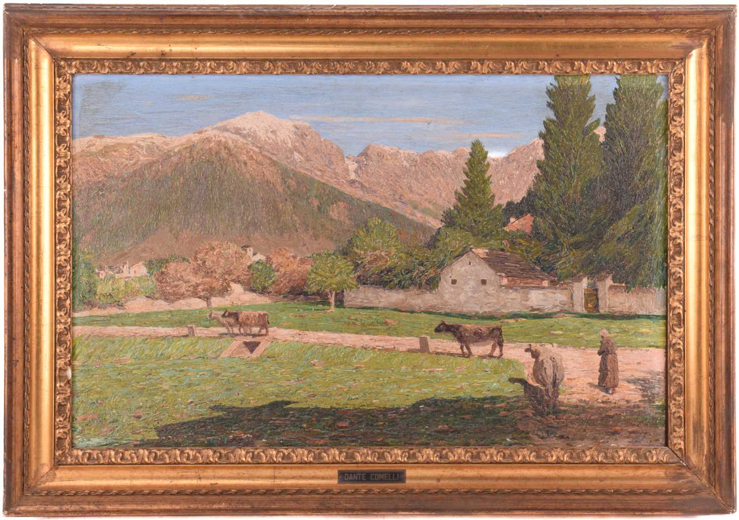 Lot 245 - Dante Comelli (1880-1958) Italian, Mountain...