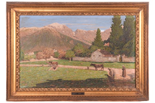 Lot 245 - Dante Comelli (1880-1958) Italian, Mountain...