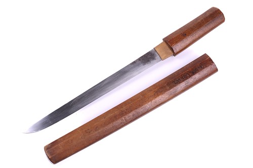 Lot 459 - A Japanese World War II Kamikaze-type tanto in...