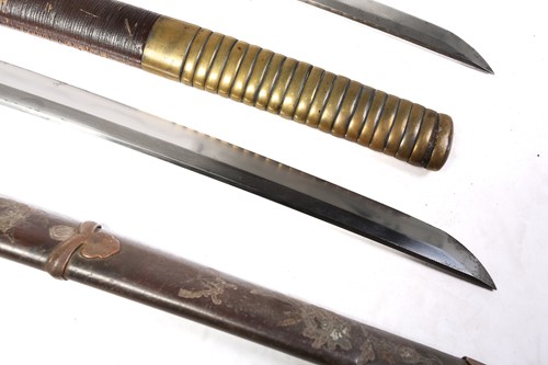 Lot 233 - A Japanese wakizashi, probably Meiji 19th/20th...