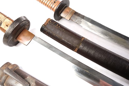Lot 233 - A Japanese wakizashi, probably Meiji 19th/20th...