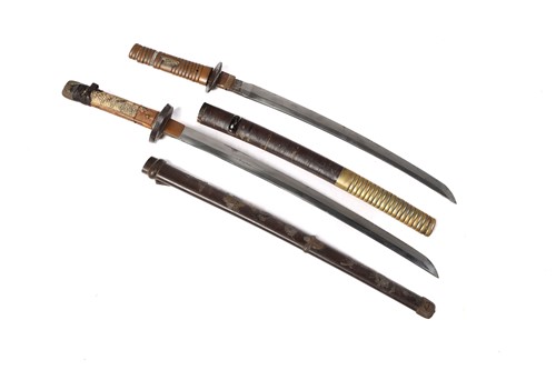 Lot 233 - A Japanese wakizashi, probably Meiji 19th/20th...