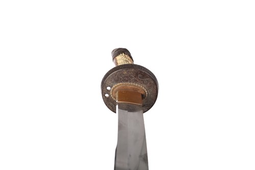 Lot 233 - A Japanese wakizashi, probably Meiji 19th/20th...