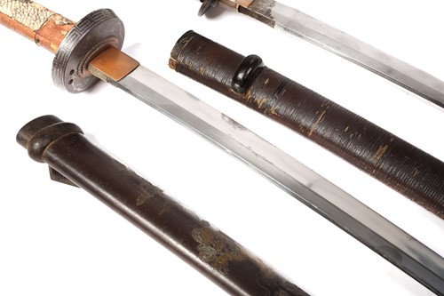 Lot 233 - A Japanese wakizashi, probably Meiji 19th/20th...