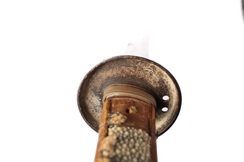 Lot 233 - A Japanese wakizashi, probably Meiji 19th/20th...